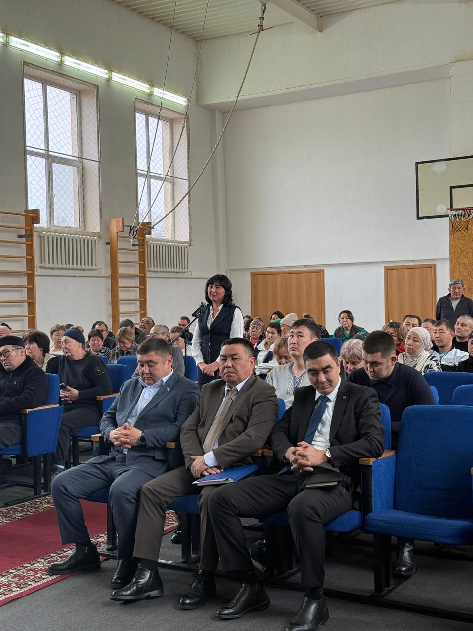 Встреча акима района с жителями Бастобинского сельского округа