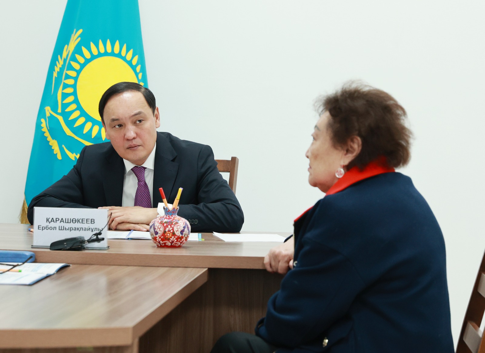 Ербол Карашукеев провел прием граждан