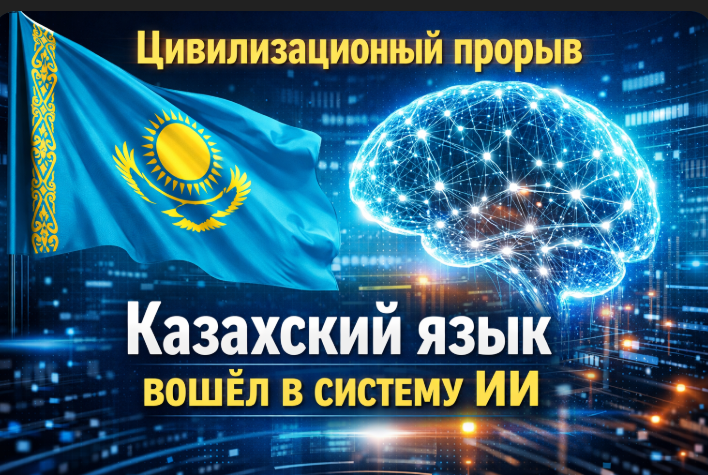 ИИ начал понимать казахский язык. Это цивилизационный прорыв