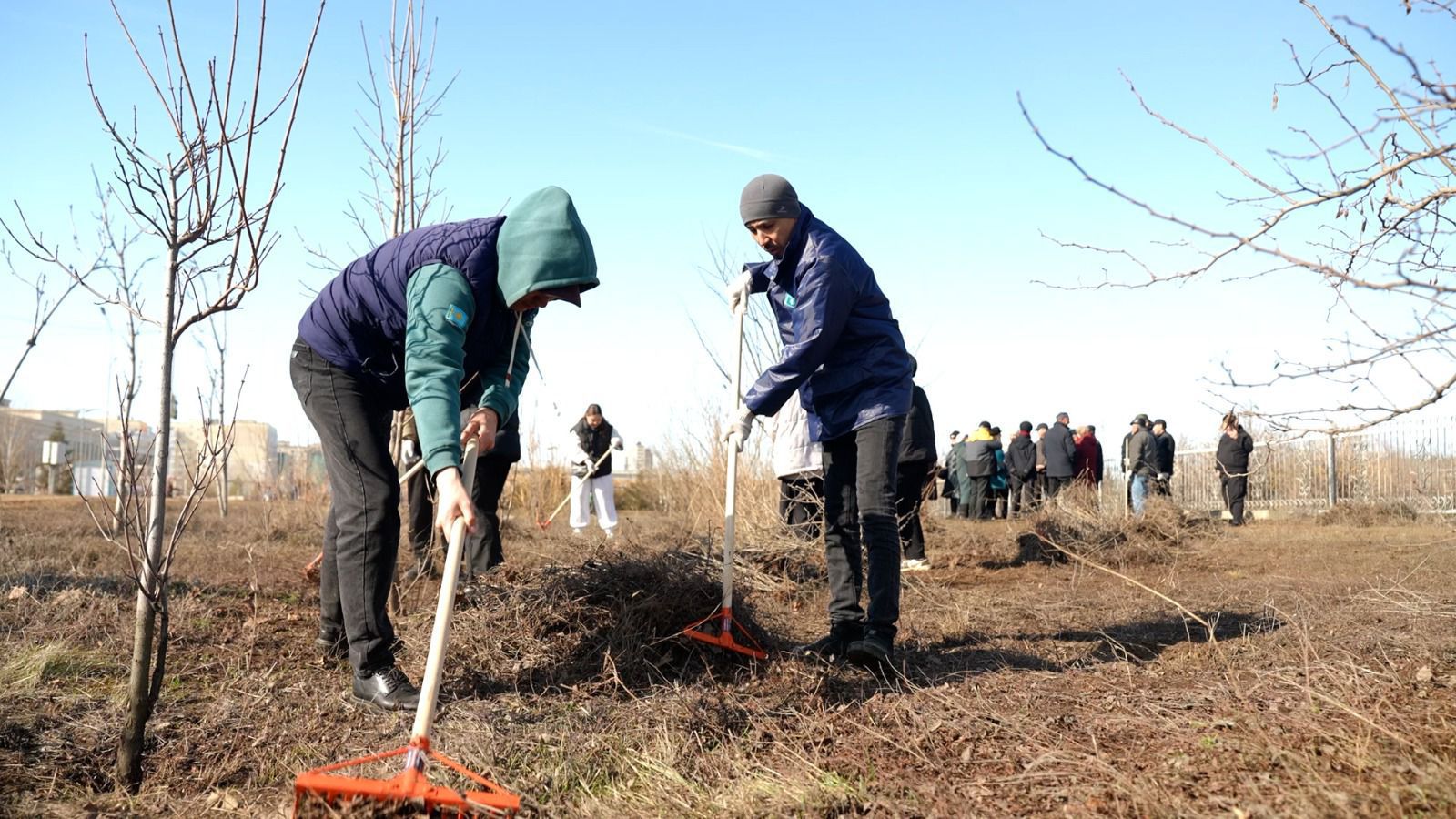 Молодежь Казахстана приняла активное участие в «Тазару күні»
