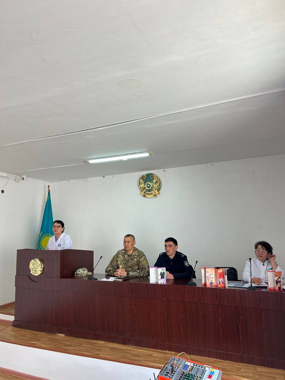 В Жуалынском районе прошли мероприятия по военно-патриотическому и идеологическому воспитанию