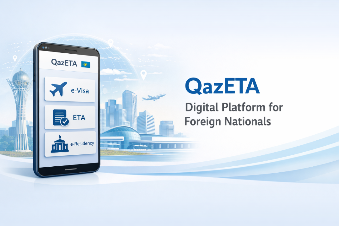 В Казахстане запущена пилотная цифровая платформа QazETA для иностранных граждан