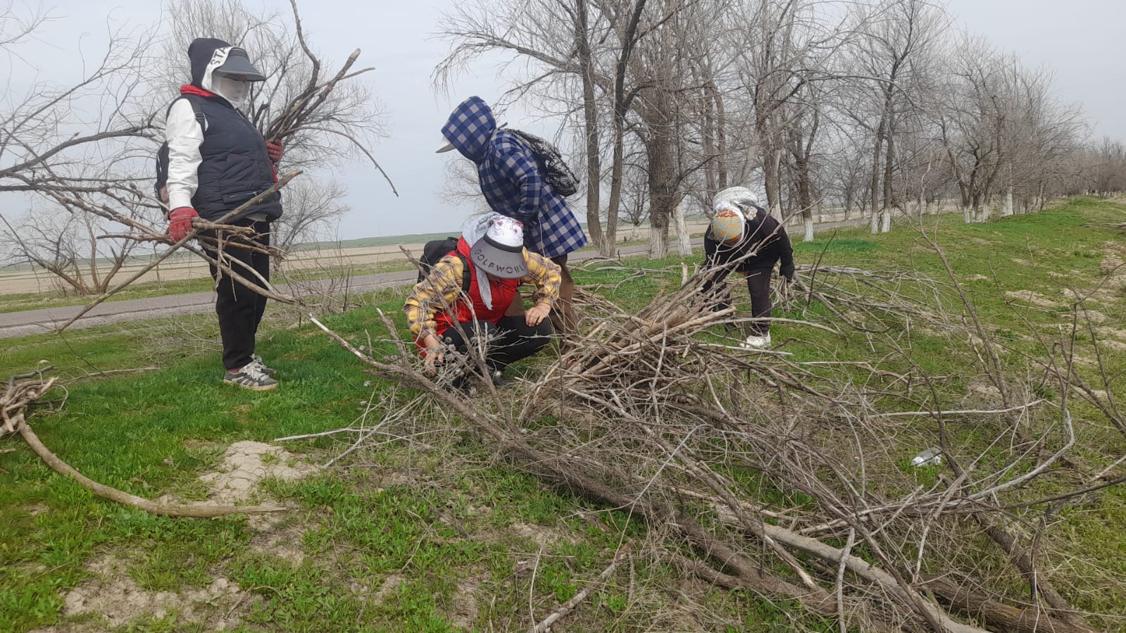 В селе Когершин проведен субботник