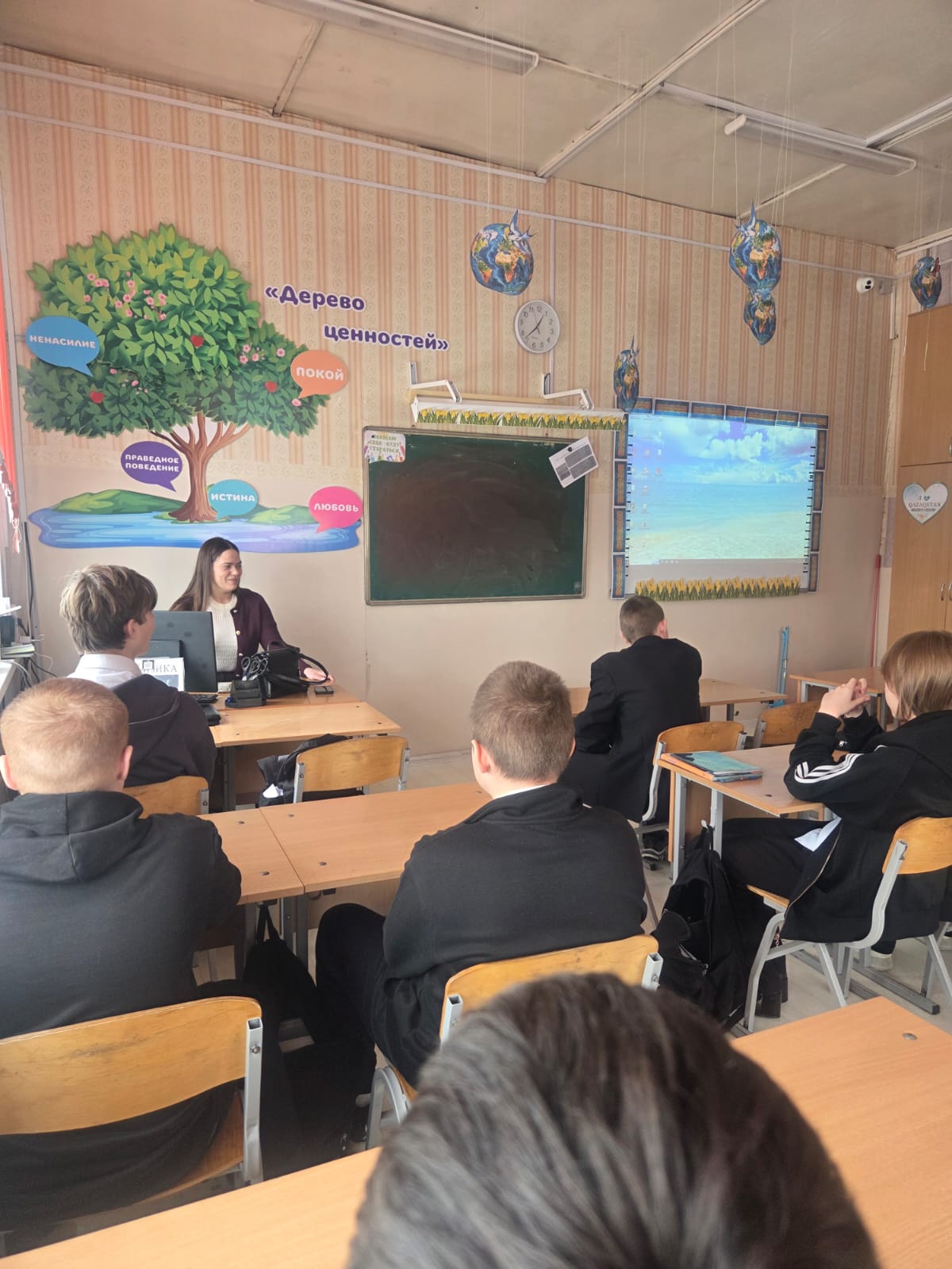 Встреча с учащимися школы