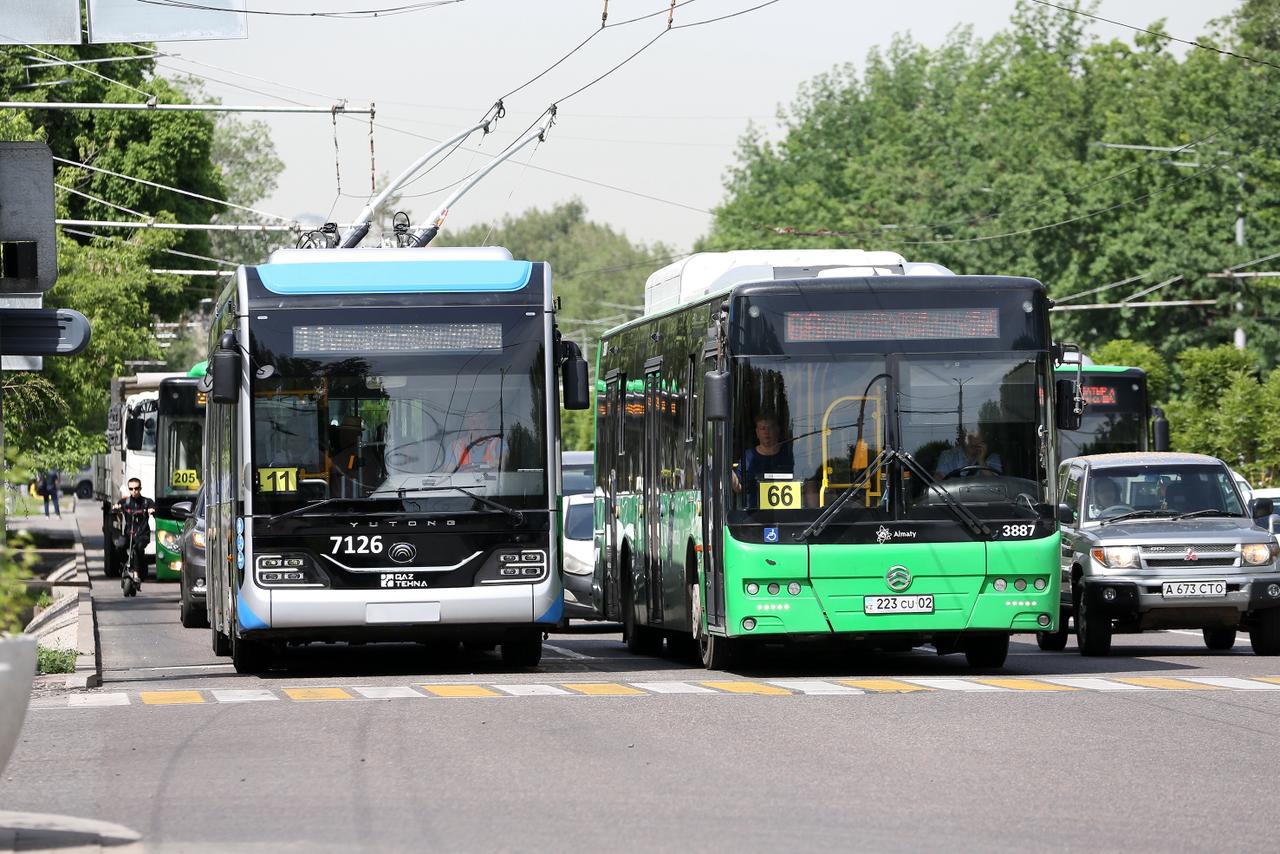 15 марта проезд в общественном транспорте Алматы будет бесплатным