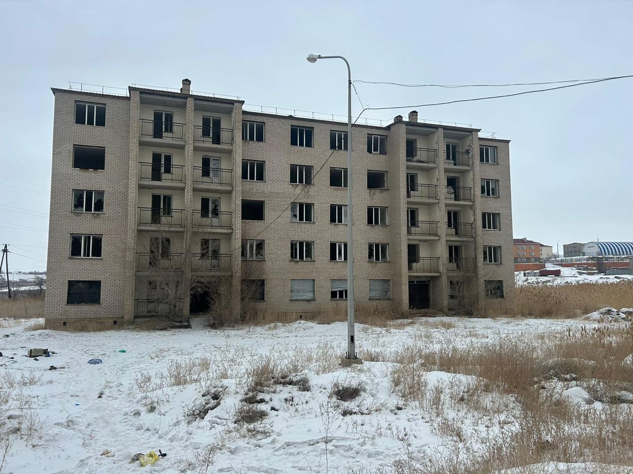 Извещение о продаже Незавершенного строительство 5-ти этажного 28-ми квартирного жилого дома, расположенного по адресу: область Ұлытау, город Жезказган, 74 квартал, улица Гагарина, 70/2 на портале веб-портале Реестра государственного имущества