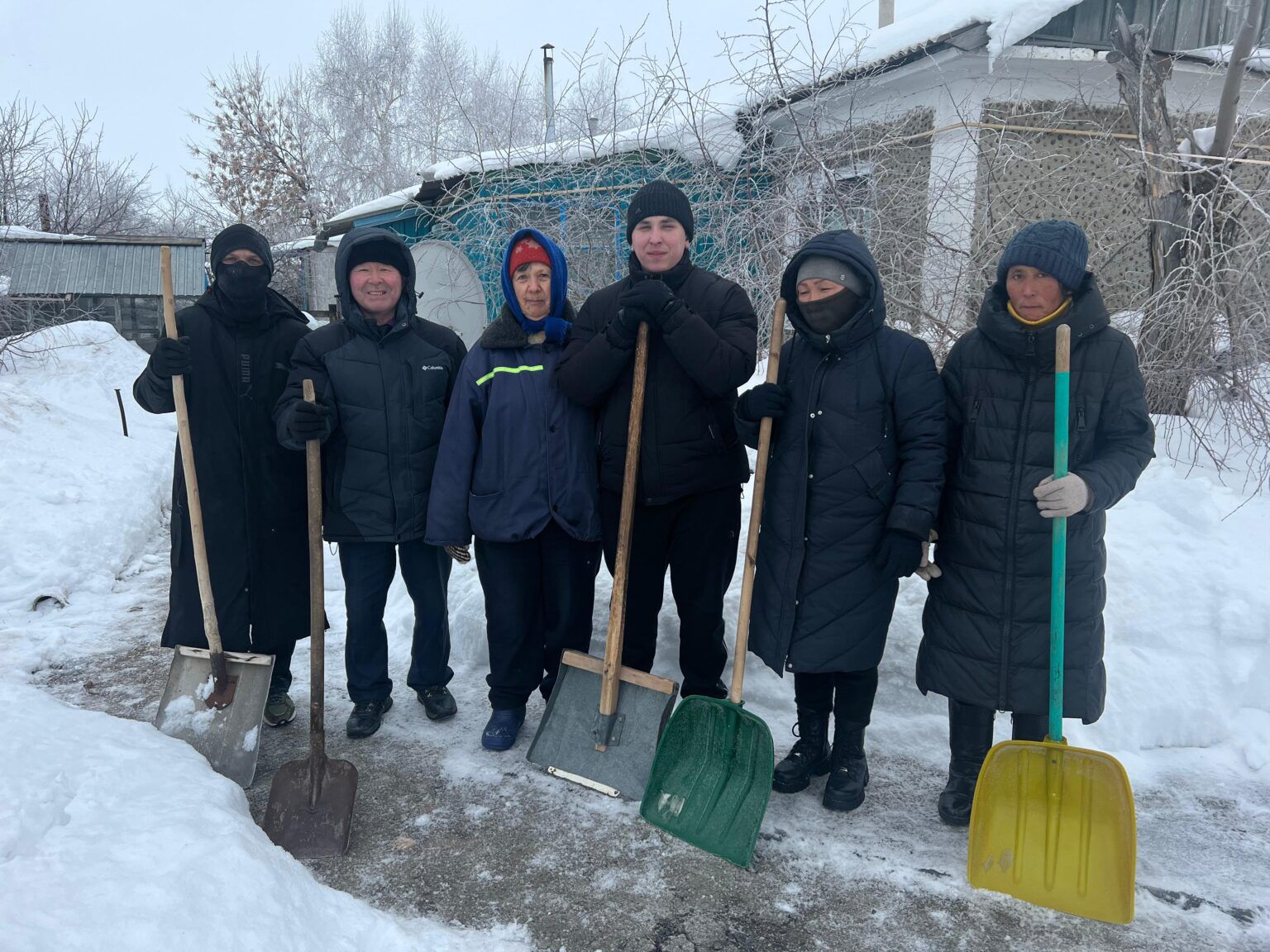 В Денисовском районе прошла акция «Снежный десант»