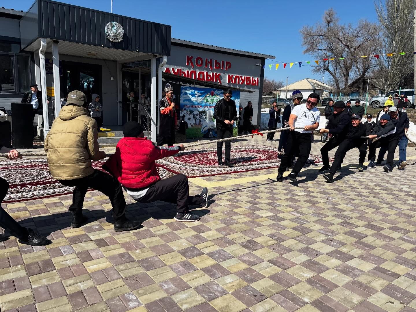 В Конырском сельском округе прошли национальные игры с награждением победителей