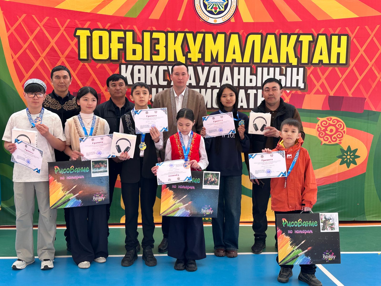 В Коксуском районе состоялось спортивное соревнование “Национальный спорт – основа нации”