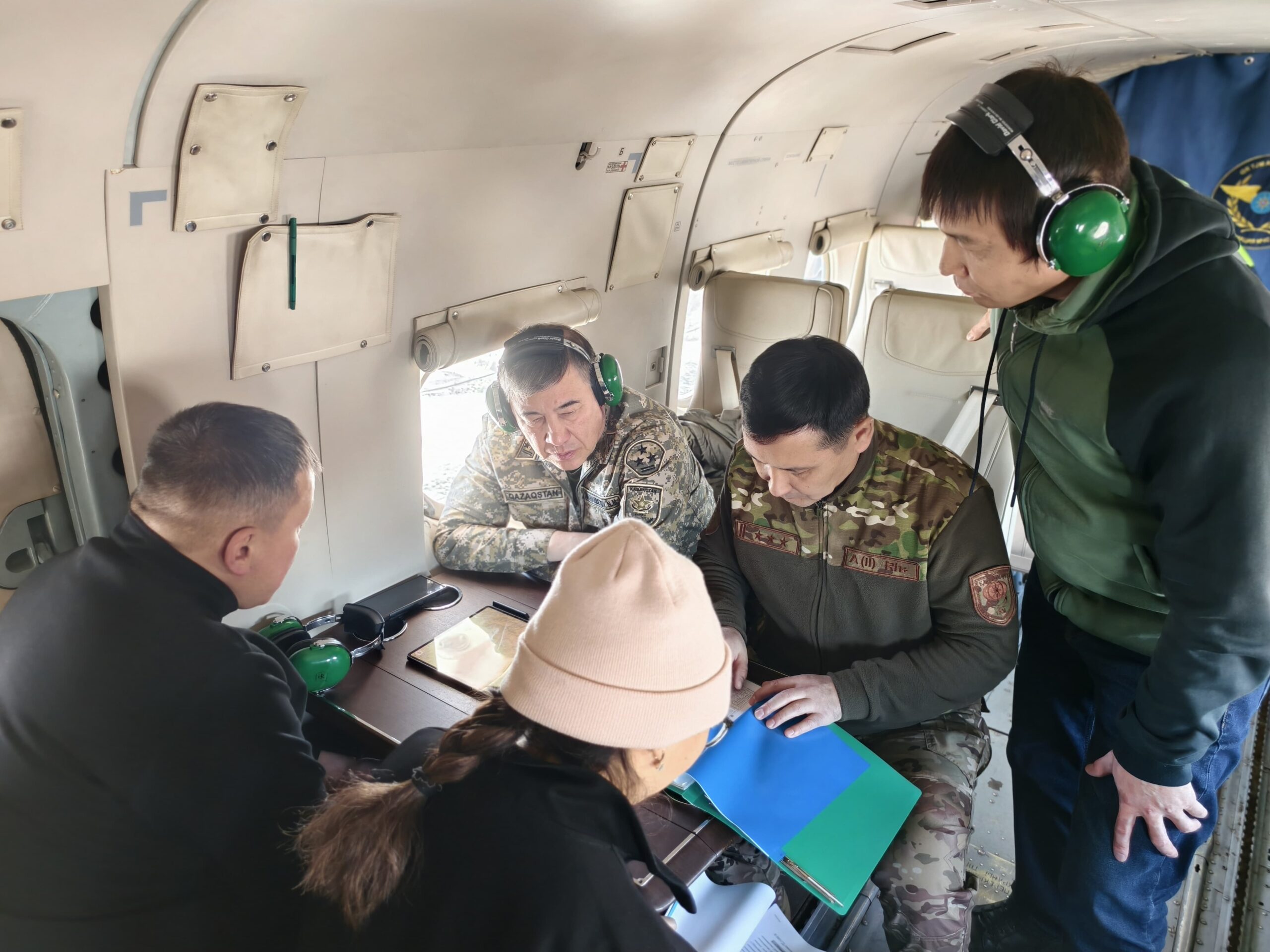 В ВКО проводят аэровизуальное обследование паводкоопасных участков