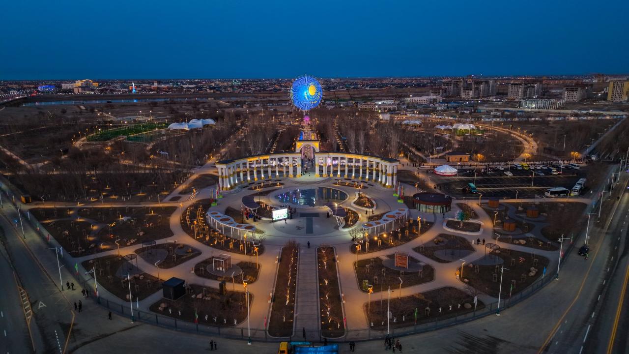 В Кызылорде сдан в эксплуатацию реконструированный Президентский парк