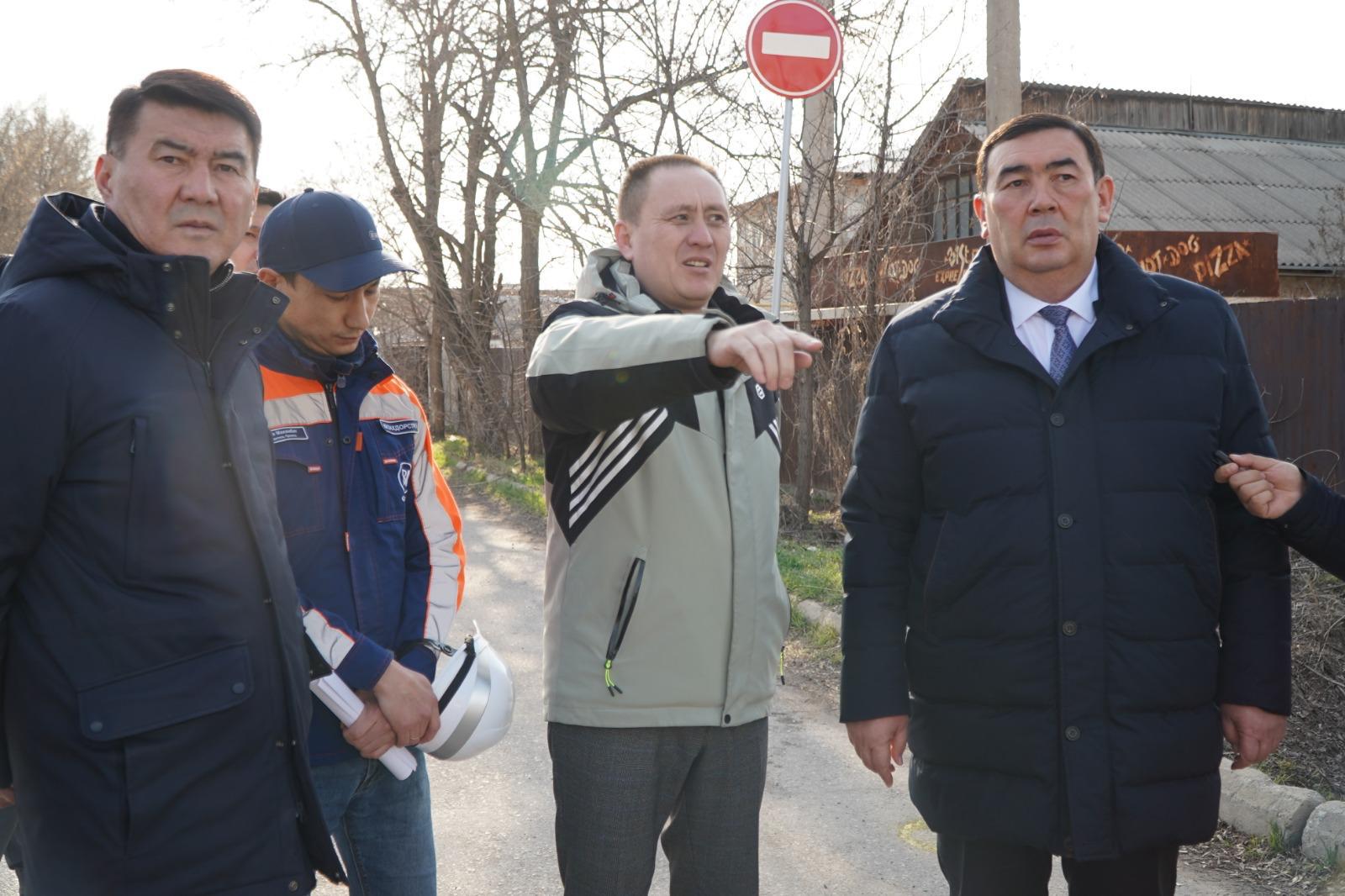 Аким города посетил ряд строительных объектов