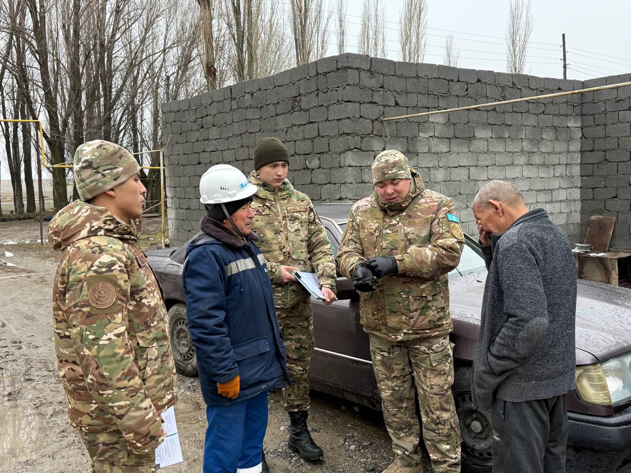 В Жуалынском районе проведена профилактическая работа по пожарной безопасности