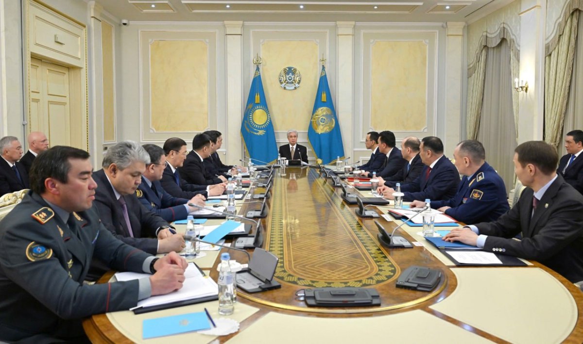 Глава государства провел заседание Совета Безопасности Республики Казахстан.