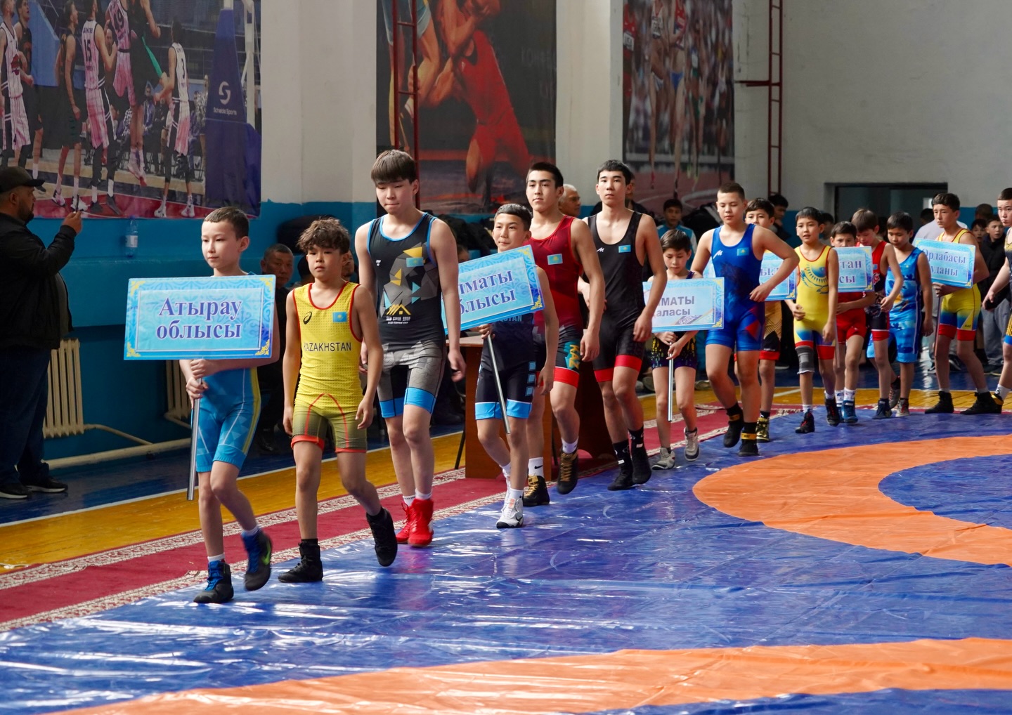 В КЕНТАУ СТАРТОВАЛ РЕСПУБЛИКАНСКИЙ ТУРНИР ПО ВОЛЬНОЙ БОРЬБЕ «НАУРЫЗ»