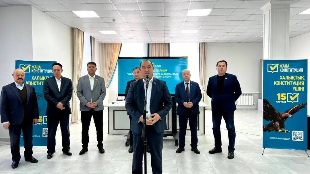 Представители Национальной коалиции в Жанакорганском районе