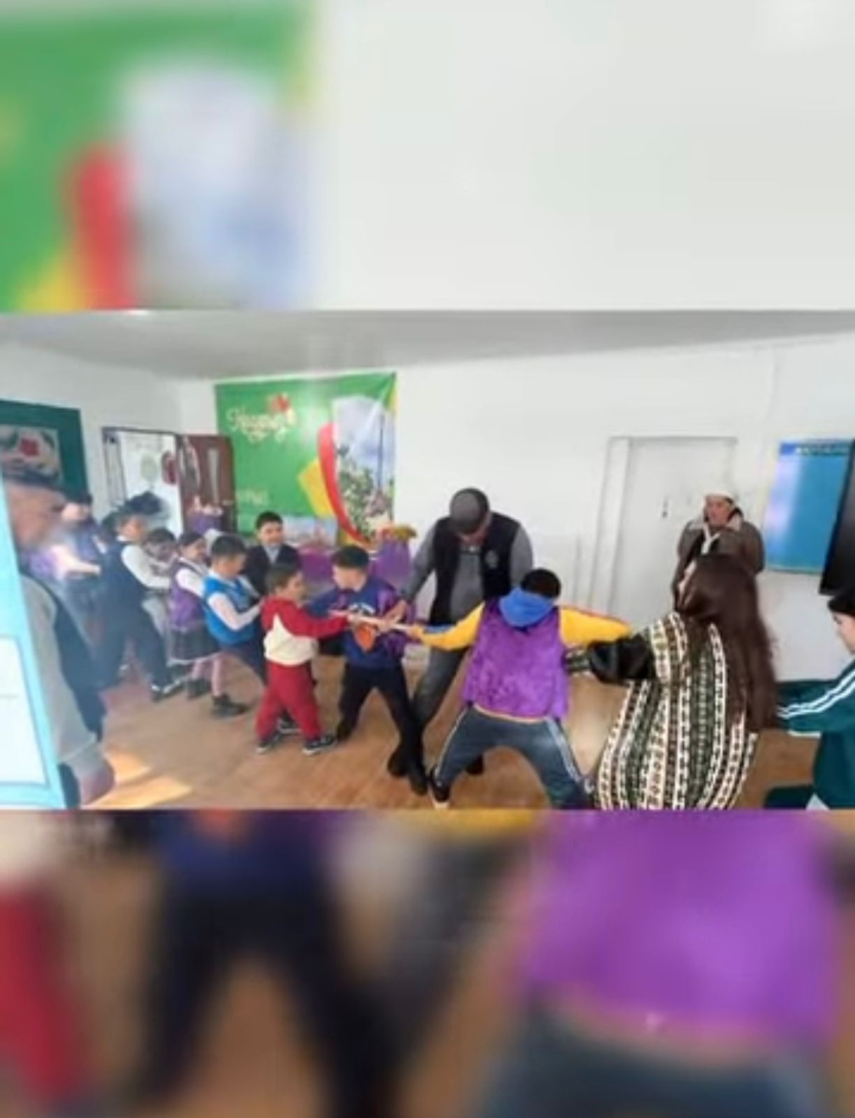 Состоялось школьное соревнование, посвящённое национальным видам спорта.