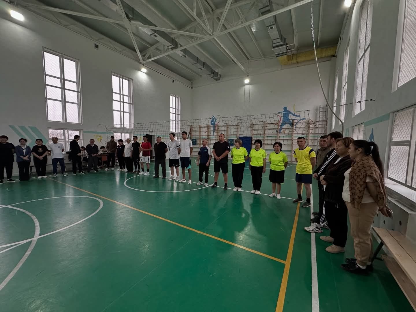 В селе Кокбастау прошел региональный турнир по волейболу