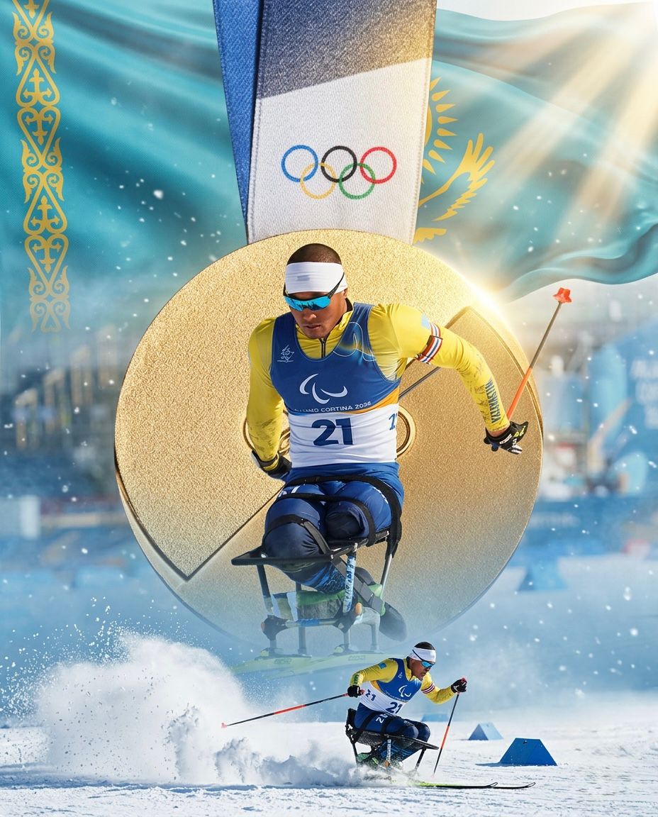 Студент Kozybayev University Ербол Хамитов стал чемпионом Паралимпиады-2026