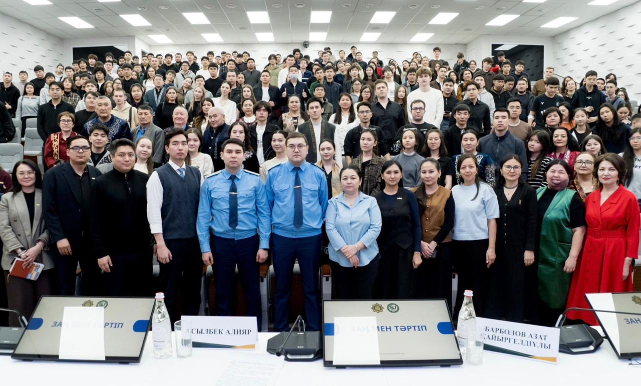 Профилактическую лекцию по противодействию преступности провели для студентов столичного вуза