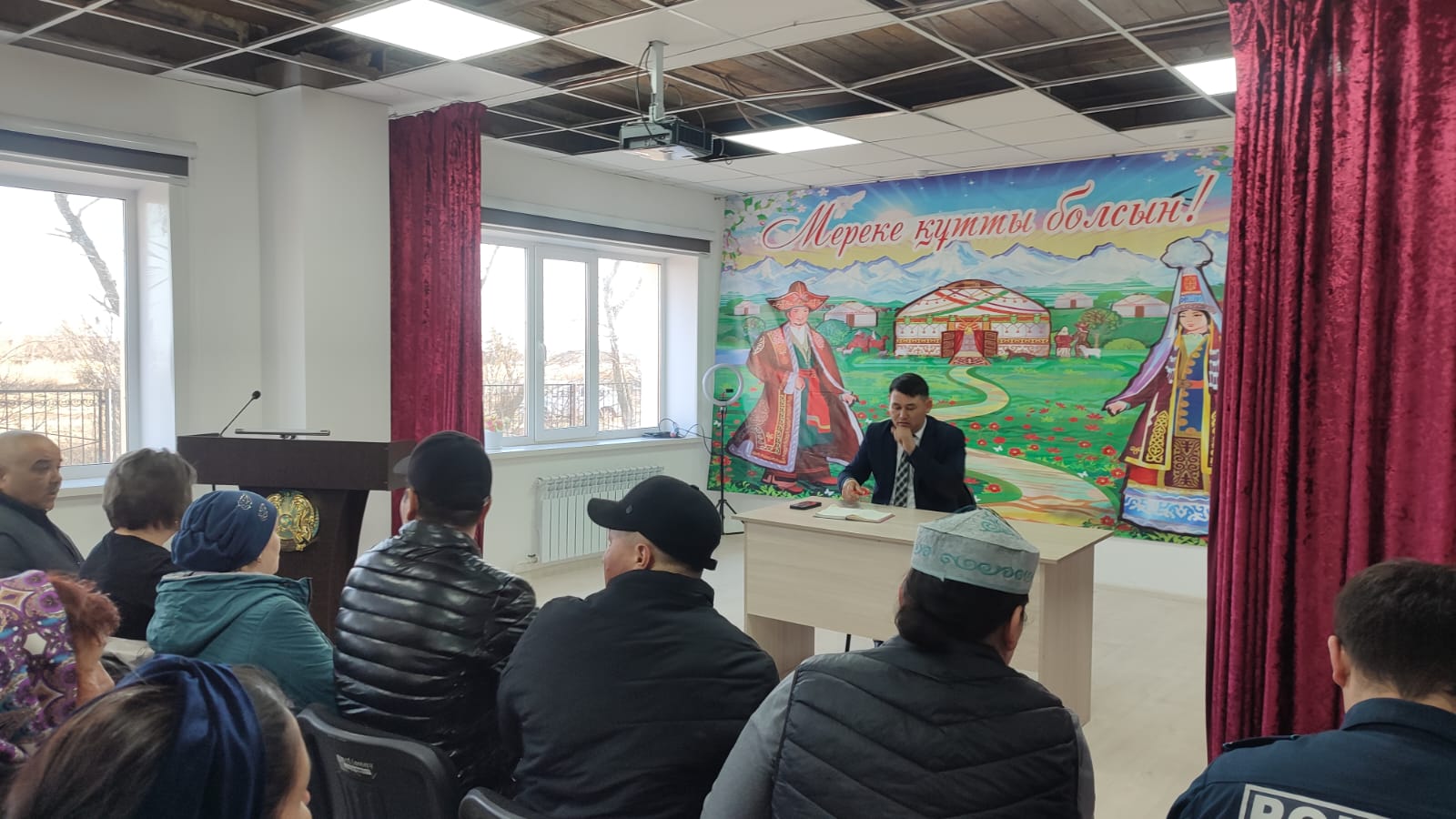 встреча с населением