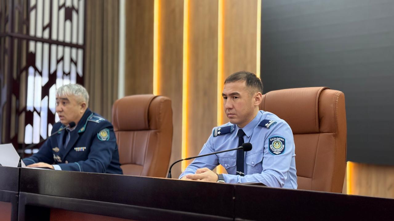 Департамент полиции Кызылординской области обсудил вопросы общественной безопасности с частными охранными организациями