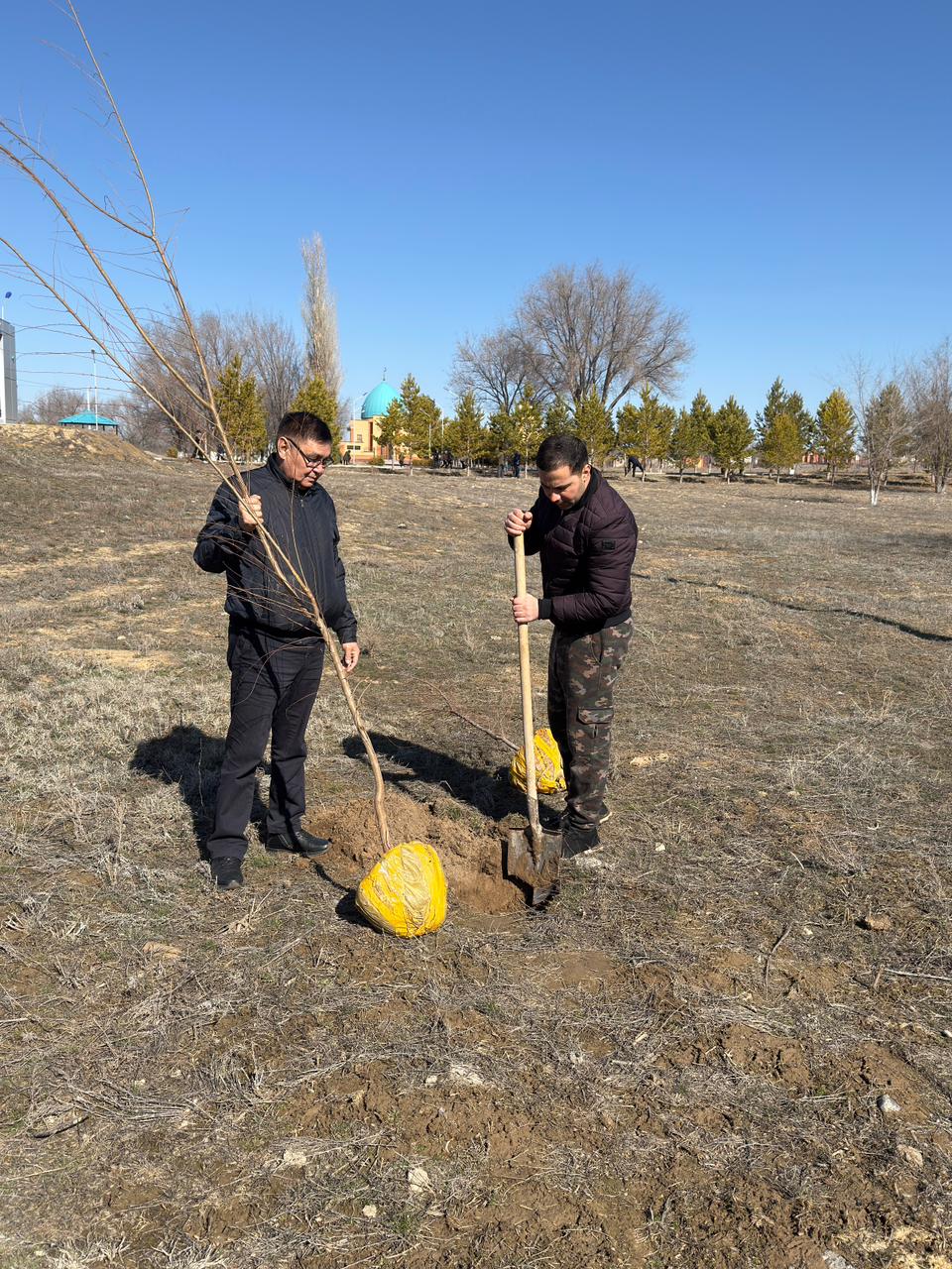 В Ескельдинском сельском округе проведён массовый субботник