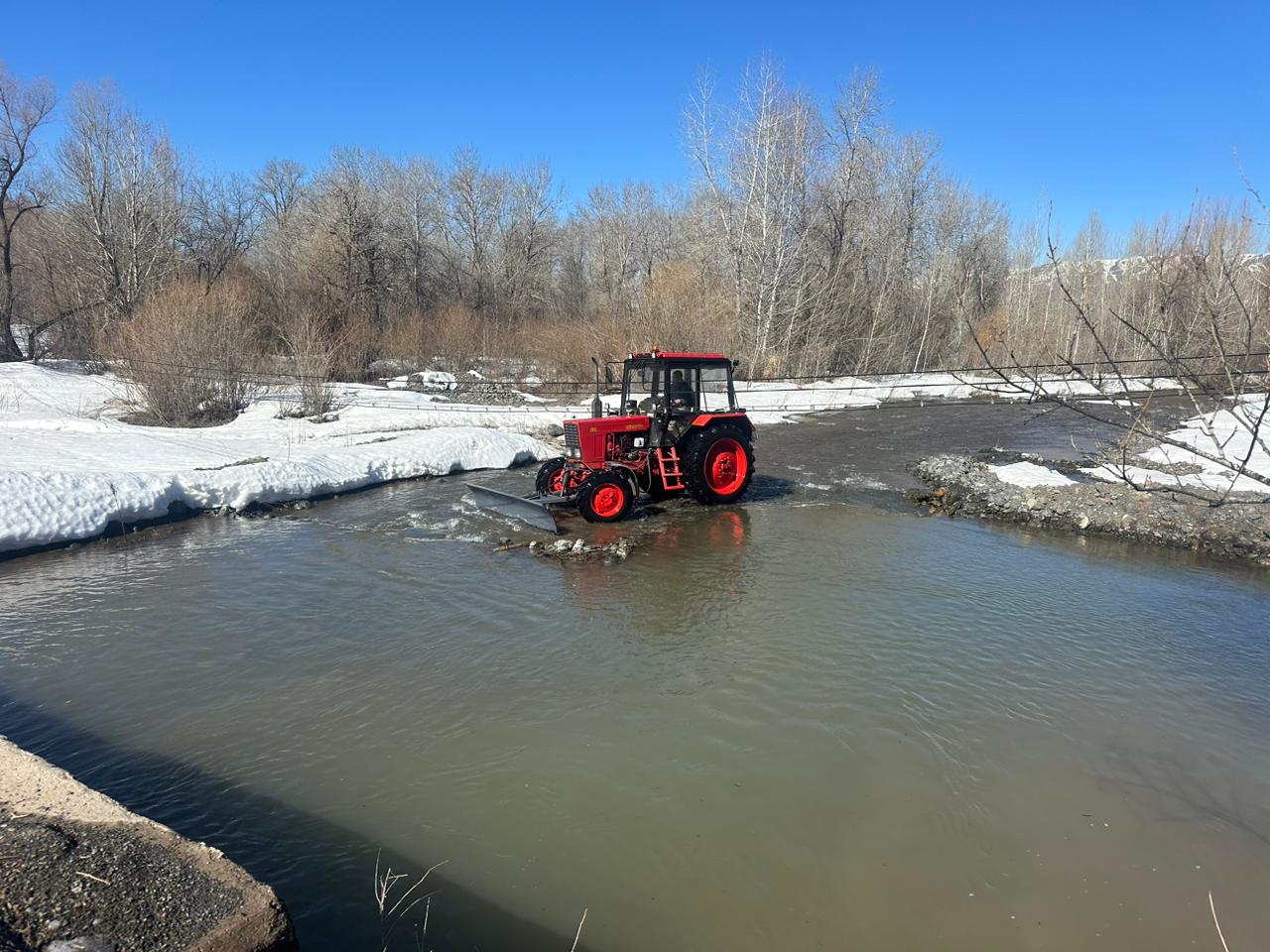 Предотвращение весеннего паводка