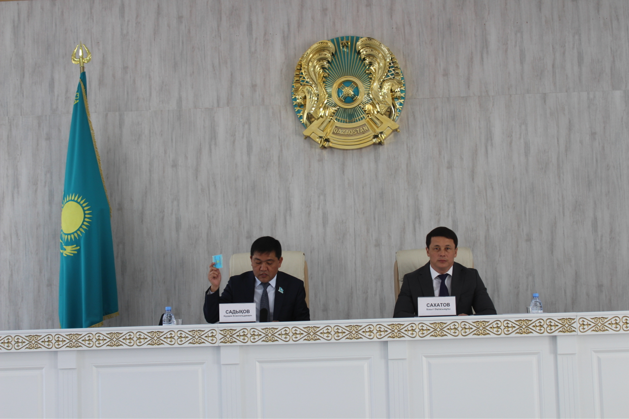 Внеочередная шестьдесят третья сессия районного маслихата