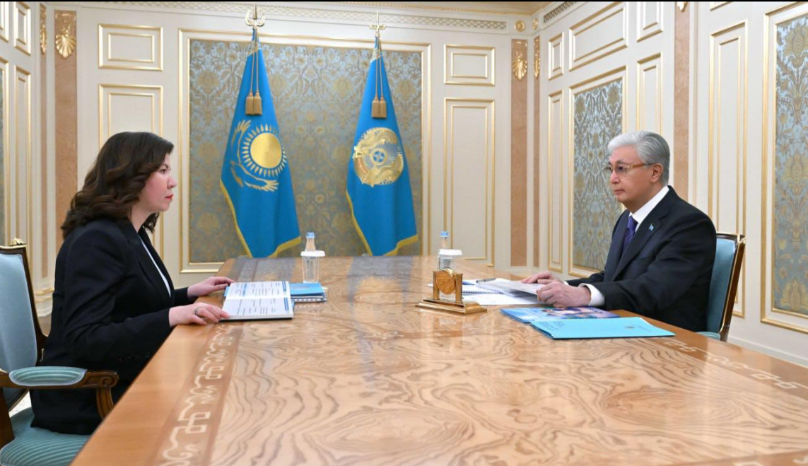 Глава государства принял министра просвещения Жулдыз Сулейменову