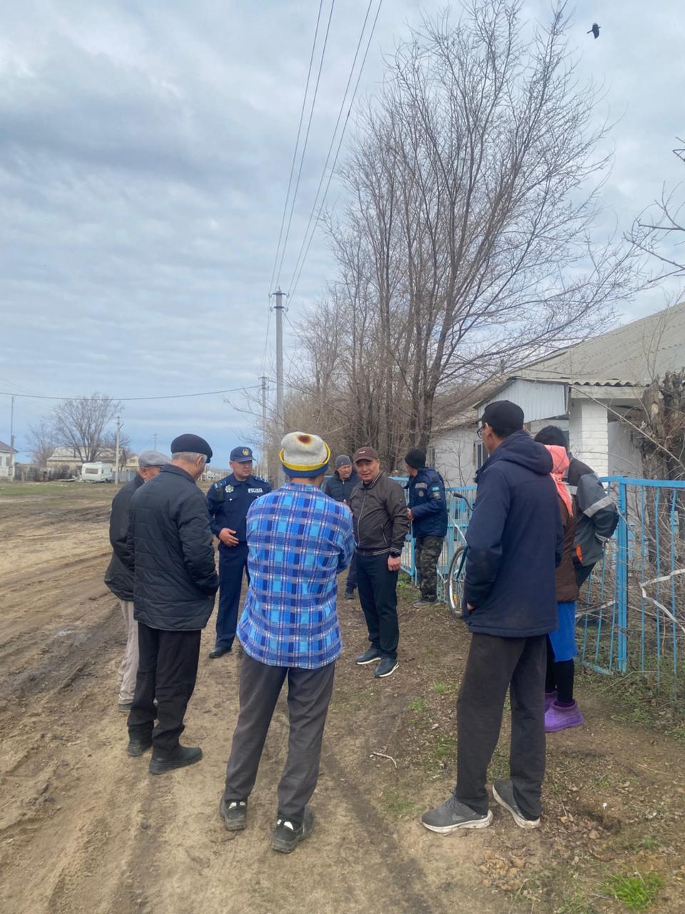 5 апреля 2026 года в селах Ушкудык, Жеруйык и Аксазды состоялось собрание по вопросам эффективной организации выпаса скота.