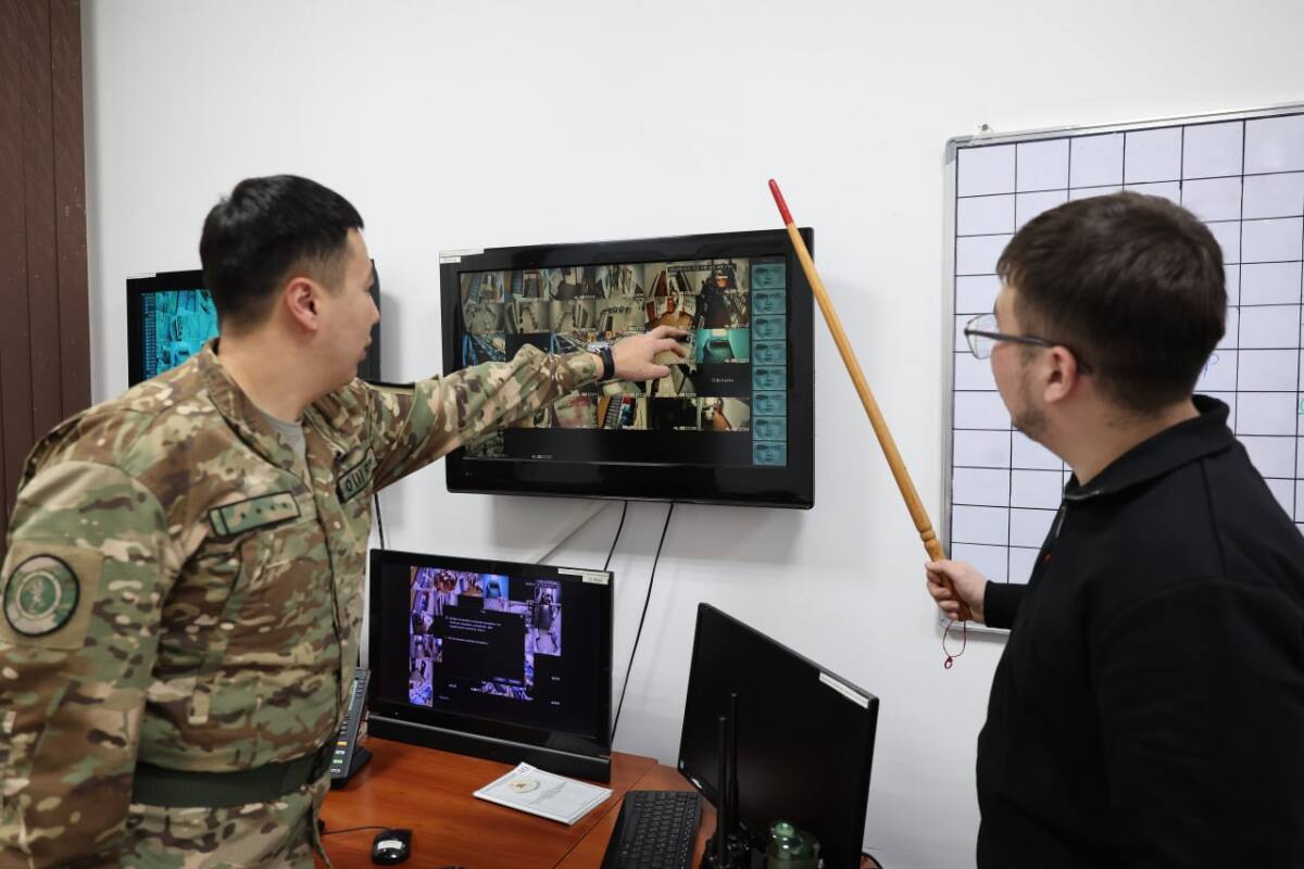 В воинских частях Нацгвардии МВД РК началось внедрение камер с системой искусственного интеллекта