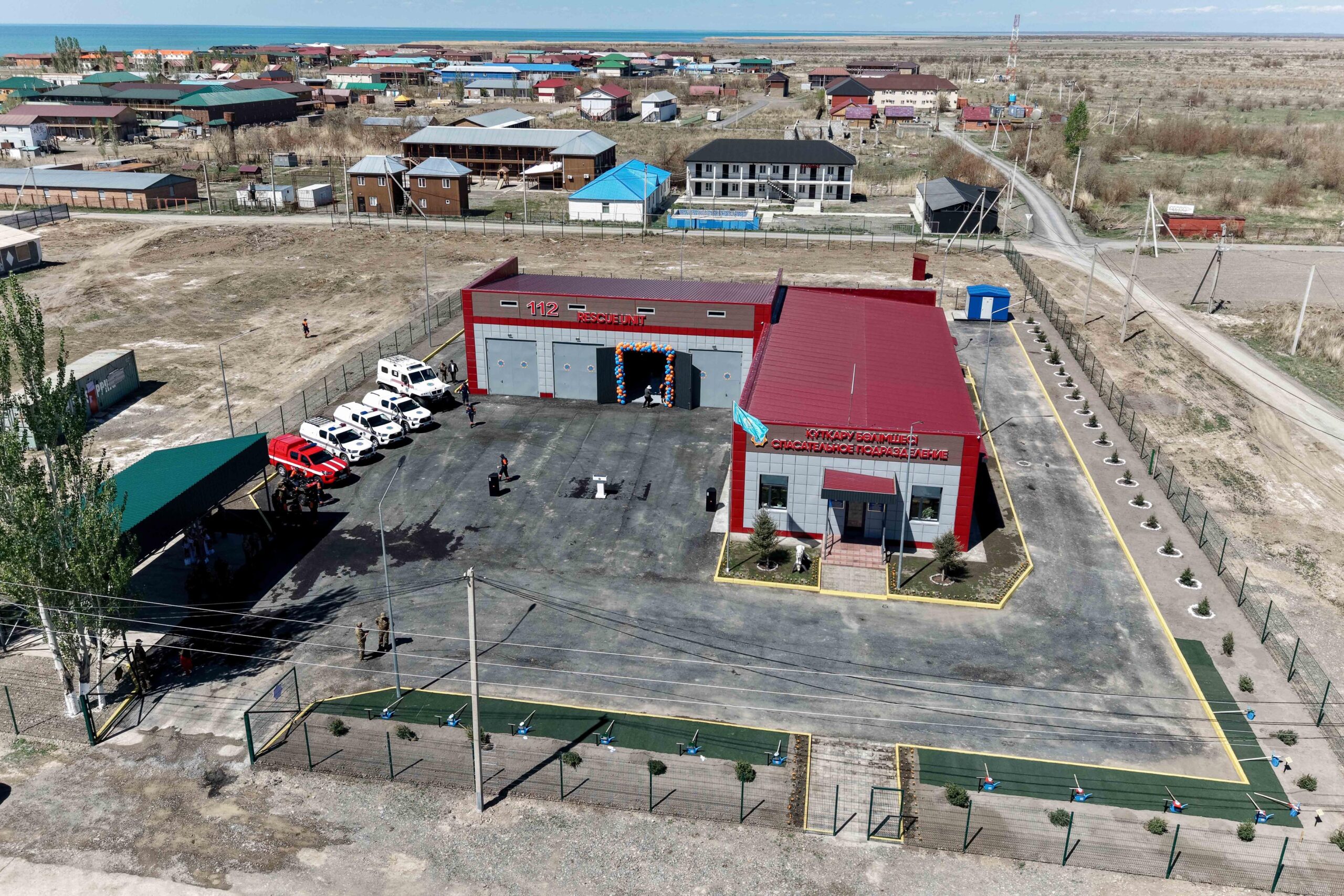 На побережье озера Алаколь открыто универсальное спасательное подразделение