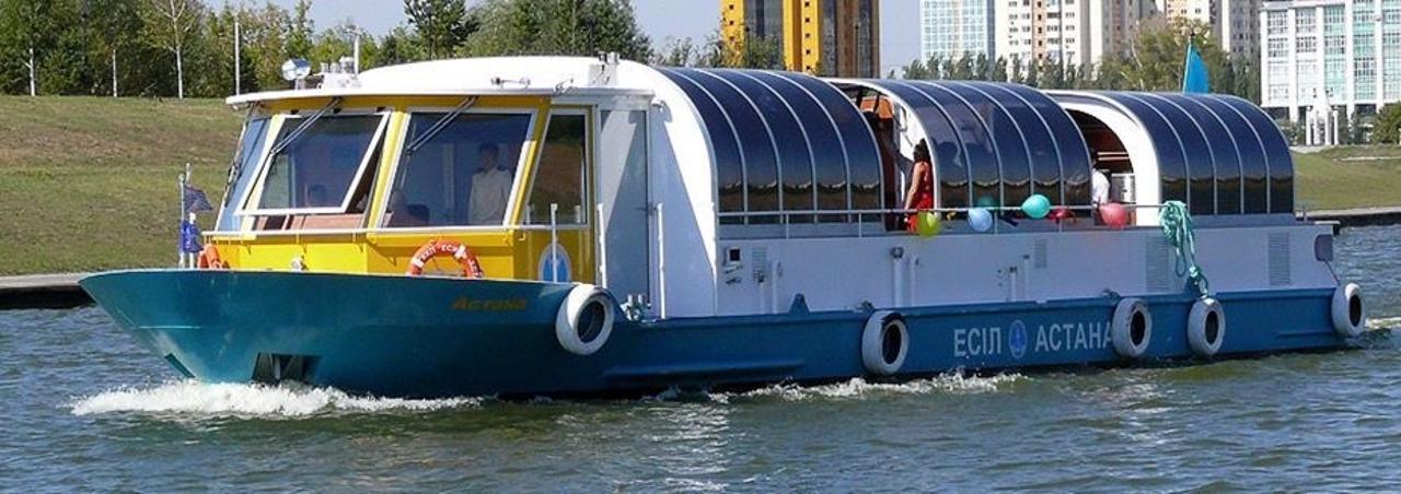 Речные прогулки по Есилю возобновят с 1 мая в Астане