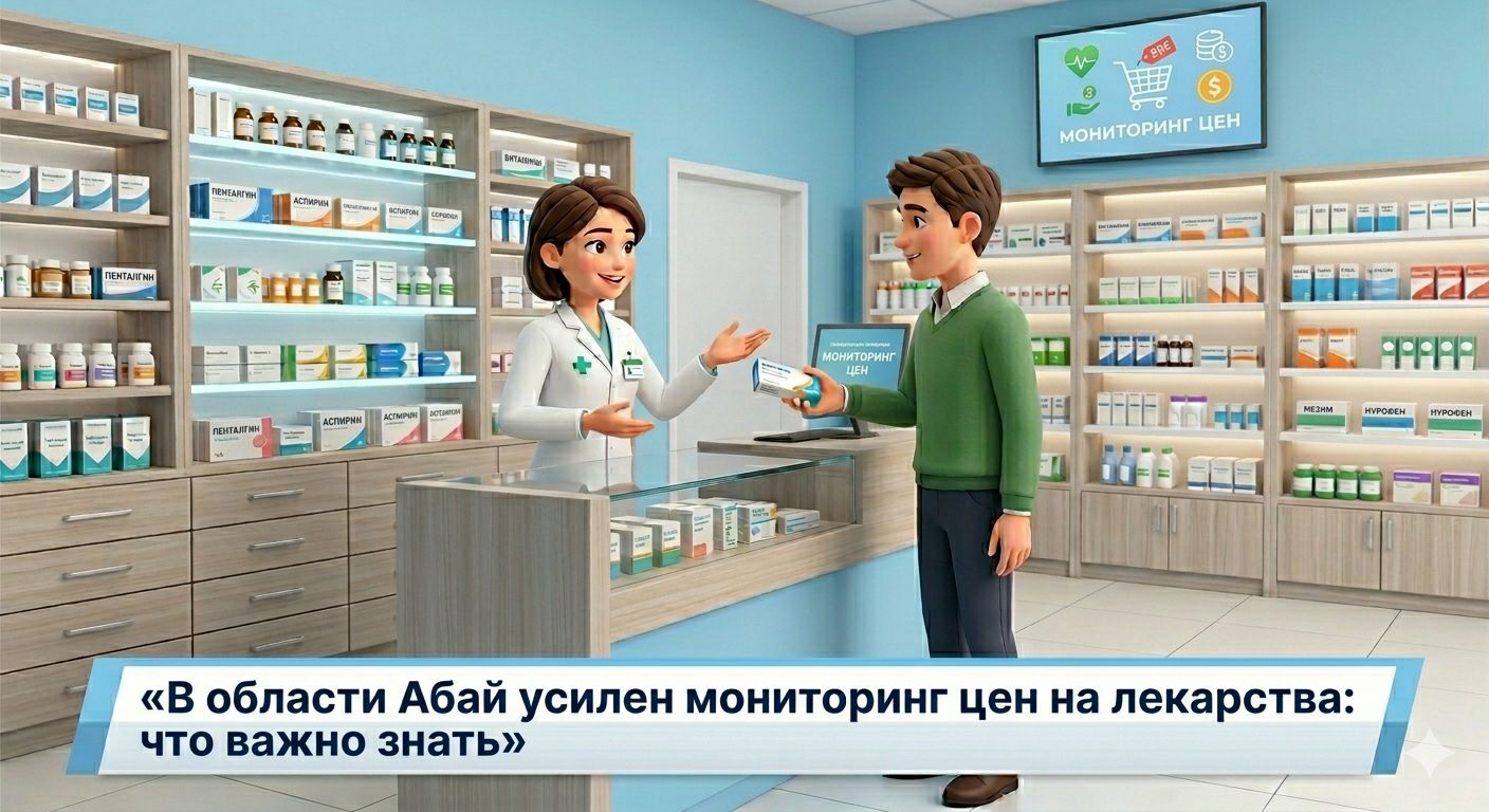 В области Абай усилен мониторинг цен на лекарственные средства: что нужно знать жителям