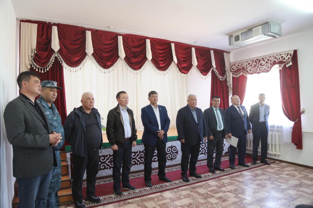 Аким района с рабочим визитом посетил посёлок Cаксаульский и сёла Косаман и Акеспе