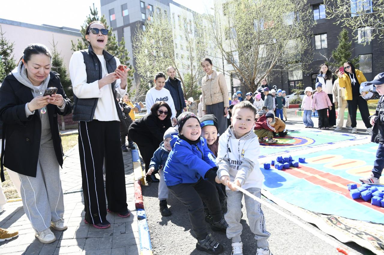Спортивно-экологический праздник организовали в столичном детсаду в рамках акции «Таза Қазақстан»