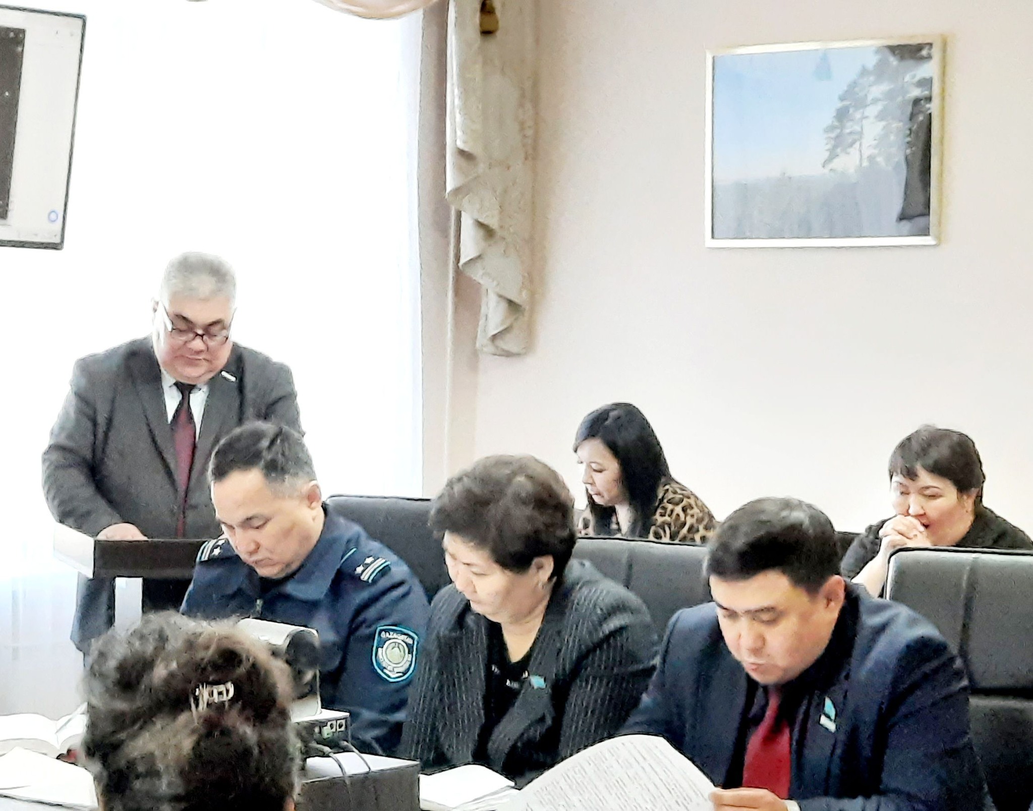 Заседание межведомственной комиссии по вопросам противодействия коррупции при акимате Айыртауского района.