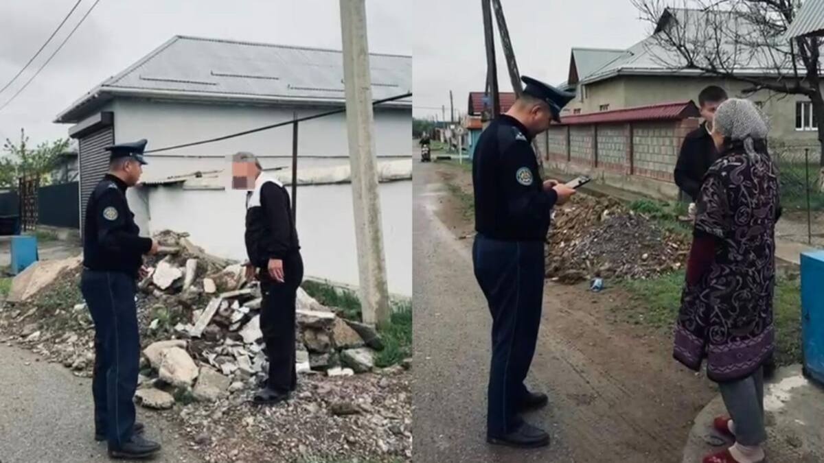 Жителя Туркестанской области привлекли к ответственности за выброс 2 тонн строительных отходов