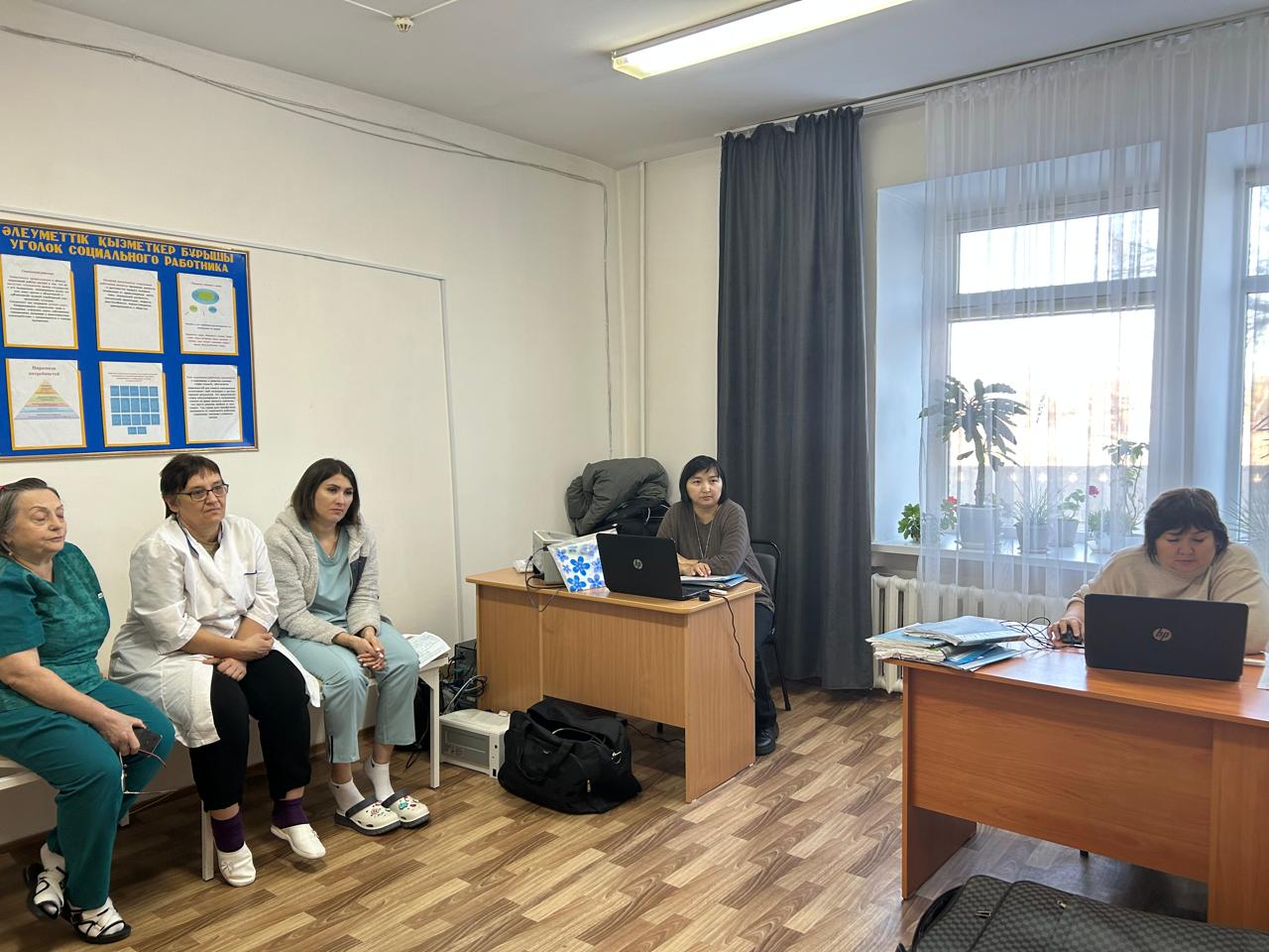 Выездное заседание отдела медицинской экспертизы в Щербактинский район.