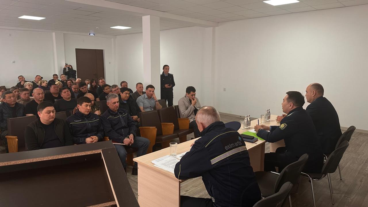 Встреча с трудовым коллективом ТОО фирма «Рапид» по вопросам трудового законодательства и охраны труда