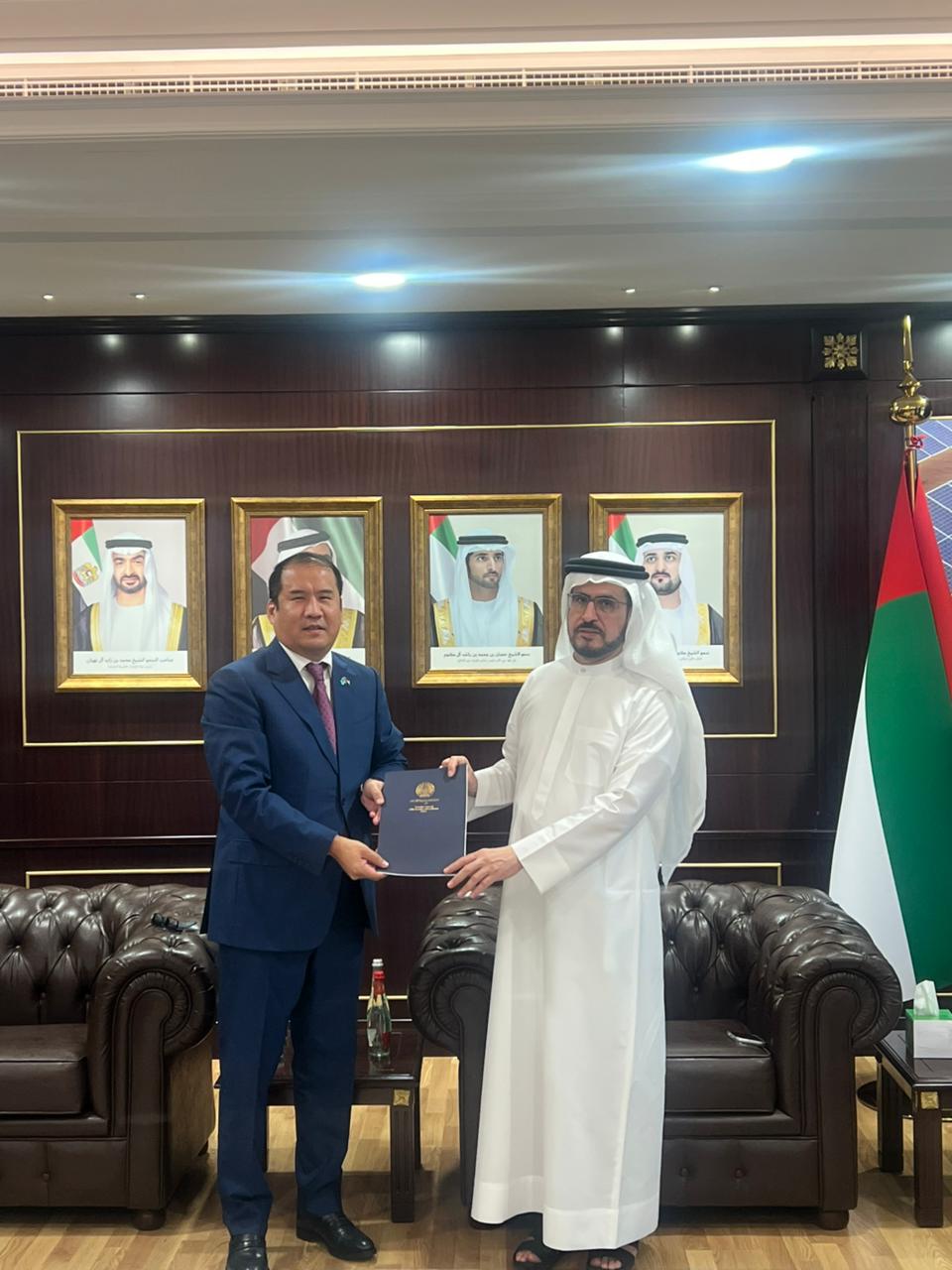 Состоялась встреча с генеральным директором Управления электро- и водоснабжения Дубая (DEWA), а также председателем совета UAE Water Aid Foundation (Suqia UAE) Саидом Мохаммедом Аль Тайером.