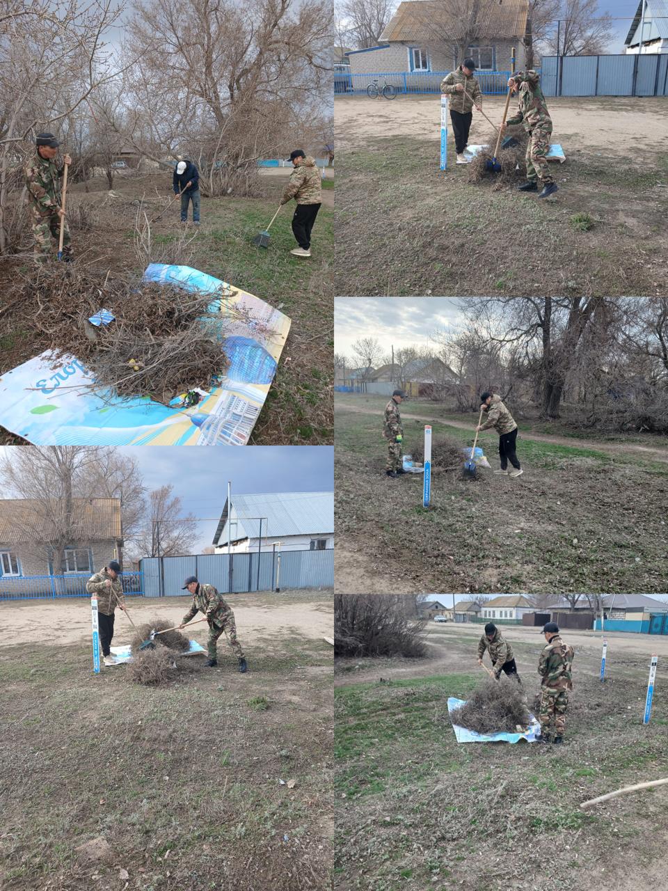 В рамках акции «Таза өлке» в Ушкудыкском сельском округе были организованы масштабные работы по благоустройству и уборке территории