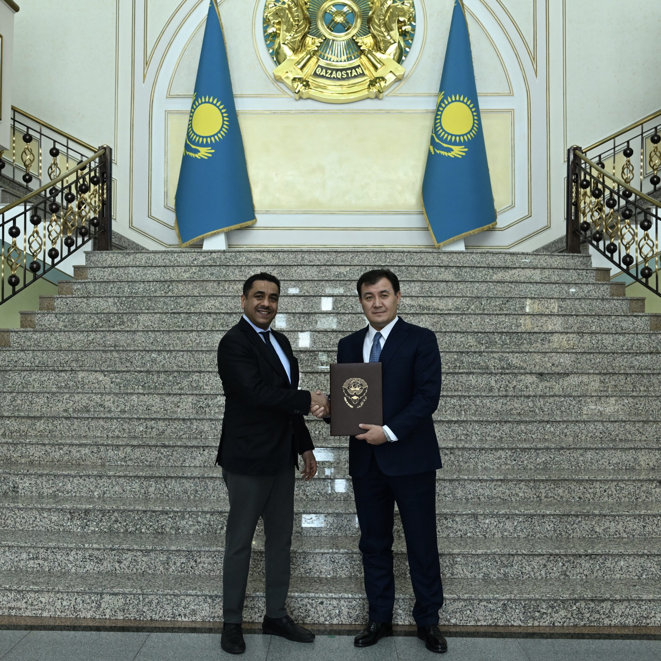 Вновь назначенный Посол Кувейта в Казахстане вручил копии верительных грамот