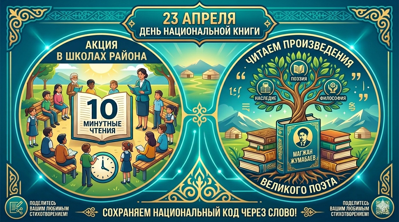 Акция «10-минутные чтения», посвященная Дню национальной книги