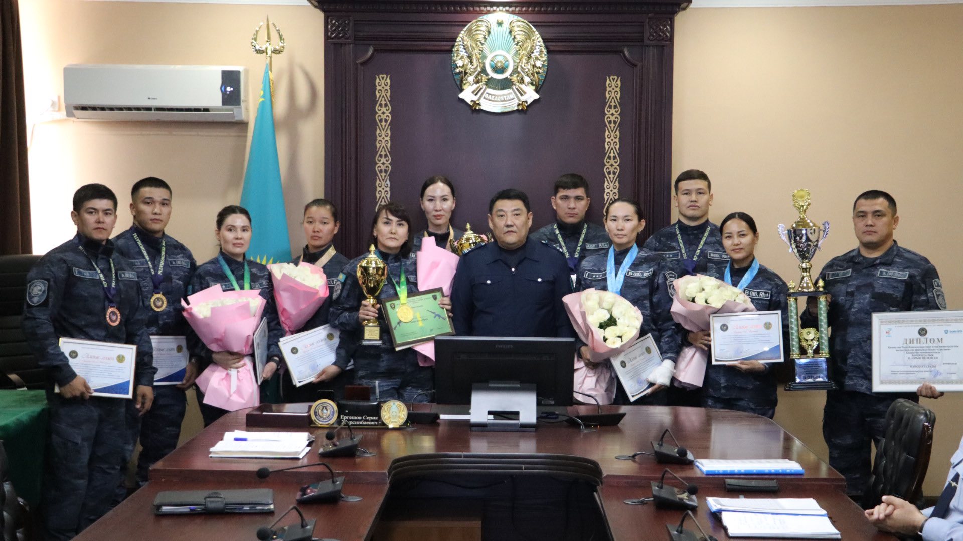 Кызылординские полицейские показали высокие результаты на республиканских соревнованиях
