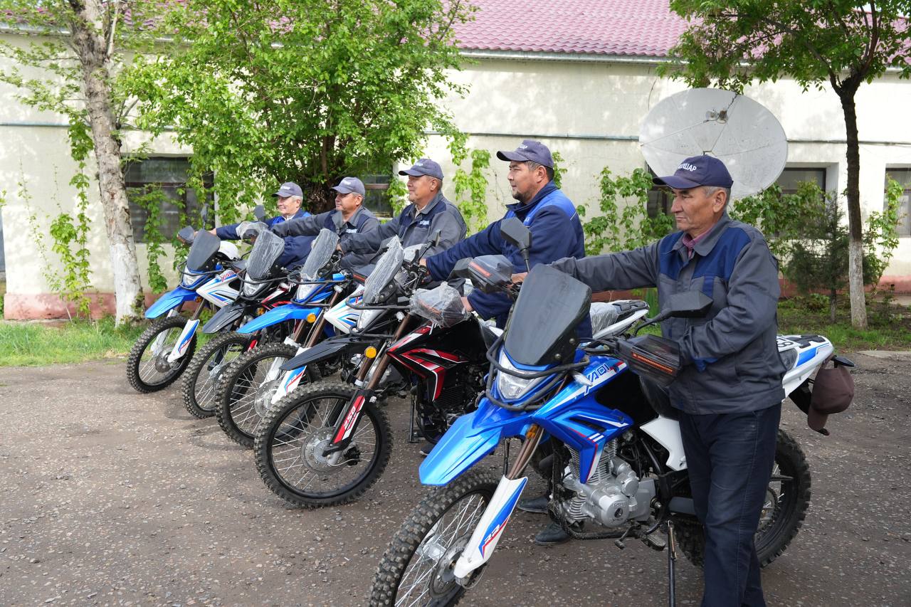 130 мотоциклов предоставлено филиалам РГП «Казводхоз» Министерством водных ресурсов и ирригации