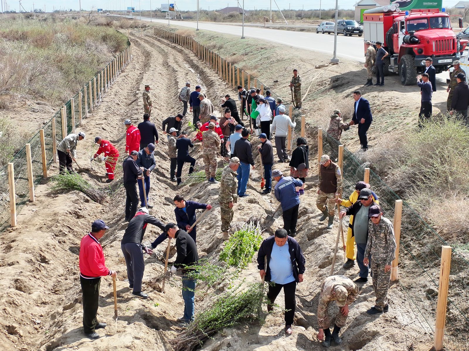В РАМКАХ АКЦИИ «ЧИСТЫЙ КАЗАХСТАН» ПРОШЛО МЕРОПРИЯТИЕ ПО ПОСАДКЕ ДЕРЕВЬЕВ