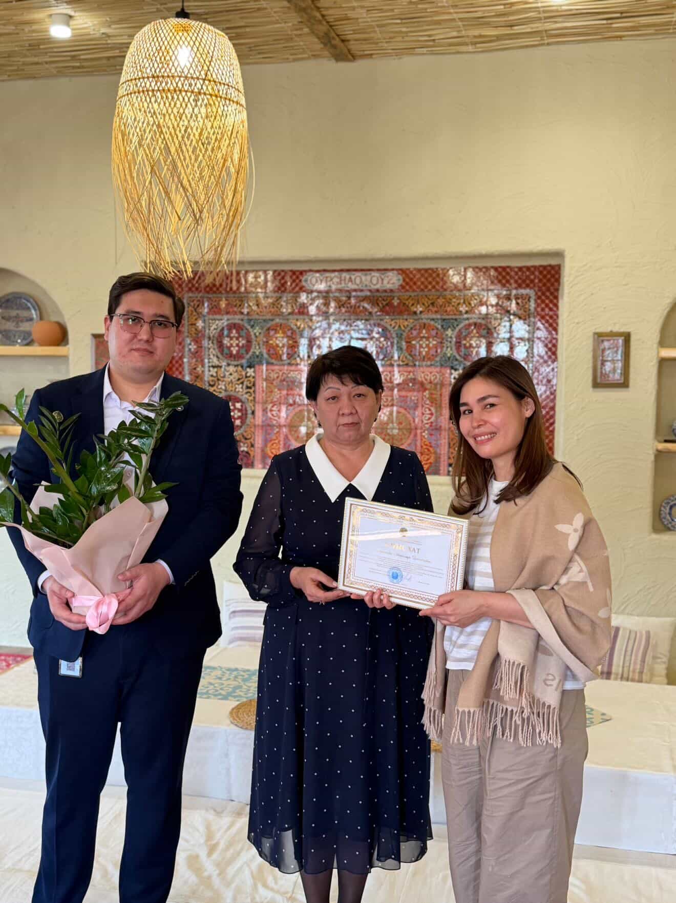 Встреча с представителем индивидуального предпринимателя «Qypchaq Qyz»