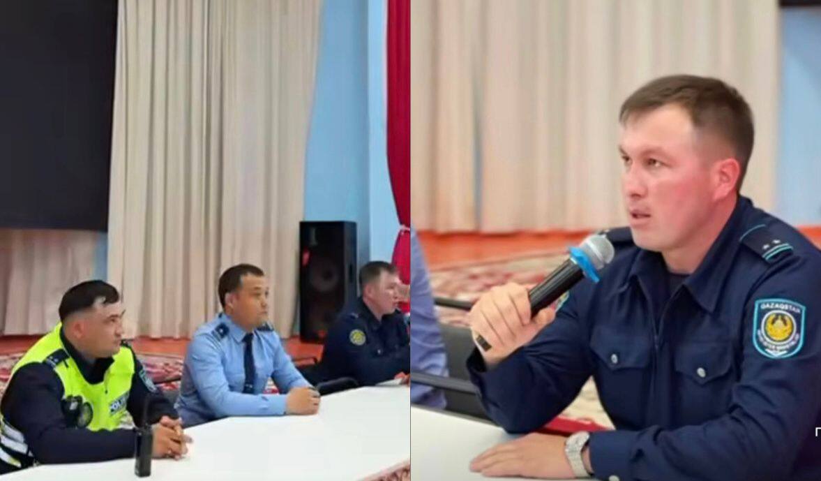 Полиция провела профилактическую встречу со школьниками в Туркестане